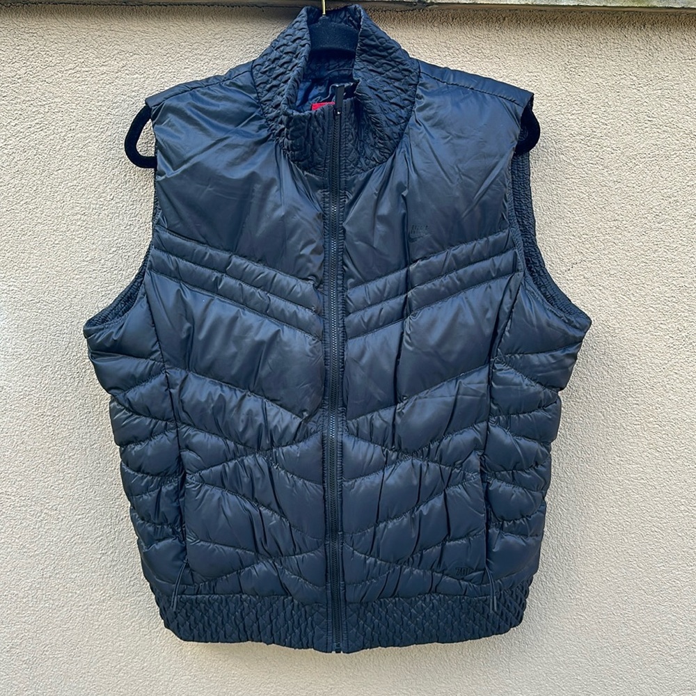 Nike 🔥 Women’s Cascade Full Zip Goose Down Puffer Vest Sz XL Style# 541414-011